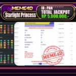 Bukti Jp MEME4D Slot Online 04 Desember 2025