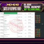 Bukti Jp MEME4D Slot Online 28 Desember 2025