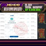 Bukti Jp MEME4D Slot Online 15 Januari 2026