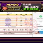Bukti Jp MEME4D Togel Online 11 Januari 2026