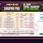 Bukti Jp MEME4D Togel Online 16 Januari 2026