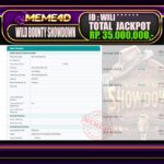 Bukti Jp MEME4D Slot Online 29 Januari 2026