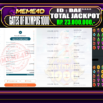 Bukti Jp MEME4D Slot Online 14 February 2026