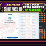 Bukti Jp MEME4D Slot Online 11 February 2026