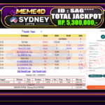 Bukti Jp MEME4D Togel Online 13 February 2026