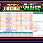 Bukti Jp MEME4D Togel Online 15 March 2026