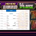 Bukti Jp MEME4D Slot Online 08 March 2026