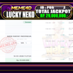 Bukti Jp MEME4D Slot Online 16 March 2026