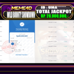 Bukti Jp MEME4D Slot Online 15 March 2026