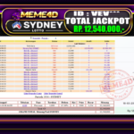 Bukti Jp MEME4D Togel Online 18 March 2026