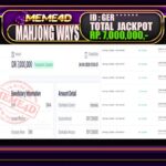 Bukti Jp MEME4D Slot Online 24 April 2026