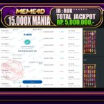 Bukti Jp MEME4D Slot Online 17 April 2026