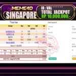 Bukti Jp MEME4D Togel Online 24 April 2026