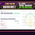 Bukti Jp MEME4D Slot Online 06 Juni 2026