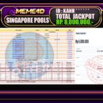 Bukti Jp MEME4D Togel Online 1 Juli  2026