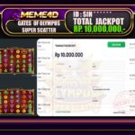 Bukti Jp MEME4D Slot Online 17 Juli 2026