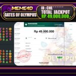 Bukti Jp MEME4D Slot Online 7 Agustus 2026