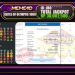Bukti Jp MEME4D Slot Online 9 Agustus 2026