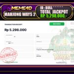 Bukti Jp MEME4D Slot Online 13 Agustus 2026