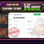 Bukti Jp MEME4D Slot Online 14 Oktober 2026