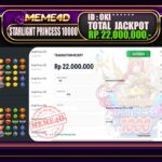 Bukti Jp MEME4D Slot Online 19 Oktober 2026